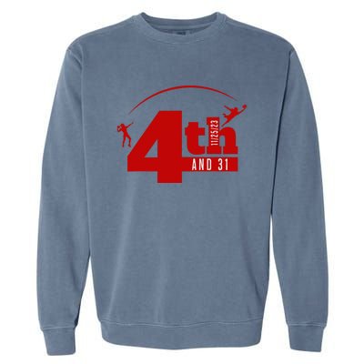 4th And 31 Fourth And Thirty One Fourth And Thirty One Garment-Dyed Sweatshirt