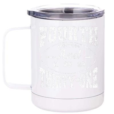 4th and 31 ALABAMA FOURTH AND THIRTY ONE ALABAMA  12 oz Stainless Steel Tumbler Cup