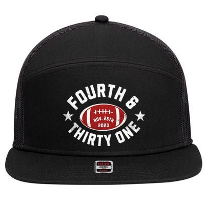 4th and 31 Fourth and Thirtyone Fourth and Thirty One  7 Panel Mesh Trucker Snapback Hat