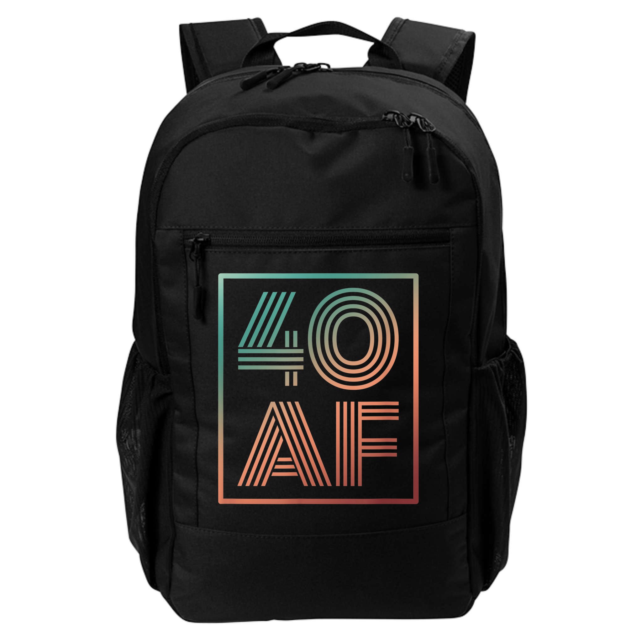40 Af 40th Birthday Forty Years Old Retro Backpack