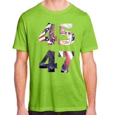 45th And 47th President Trump 2024 Election Adult ChromaSoft Performance T-Shirt