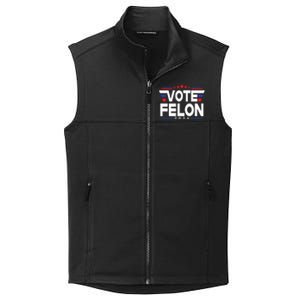 45 And 47 Funny Vote For The Felon Cute Gift Collective Smooth Fleece Vest