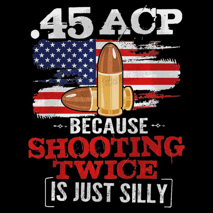 45 Acp 45 Acp Because Shooting Twice Is Just Silly Mousepad