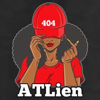 404 Atlien Atlanta Atl Area Code Black Woman Afro 7 Panel Mesh Trucker Snapback Hat