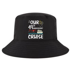 49th Anniversary Cruise Trip Wedding Husband Wife Couple Cool Comfort Performance Bucket Hat