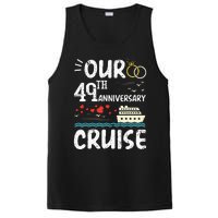 49th Anniversary Cruise Trip Wedding Husband Wife Couple PosiCharge Competitor Tank