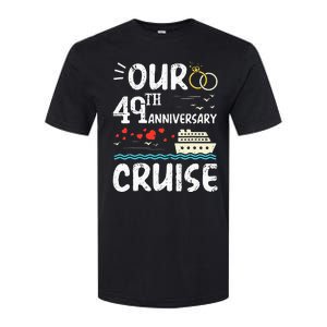 49th Anniversary Cruise Trip Wedding Husband Wife Couple Softstyle CVC T-Shirt