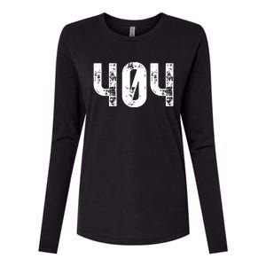 404 Area Code Atlanta Ga Mobile Telephone Area Code 404 Gift Womens Cotton Relaxed Long Sleeve T-Shirt