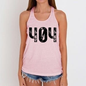 404 Area Code Atlanta Ga Mobile Telephone Area Code 404 Gift Women's Knotted Racerback Tank