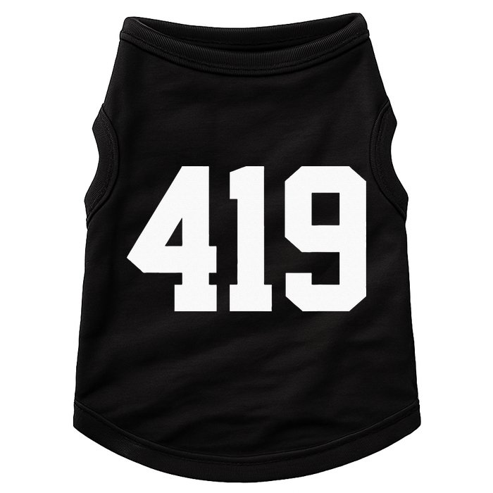 419 Area Code Toledo Sylvania Mansfield Lima Findlay Ohio Doggie Tank