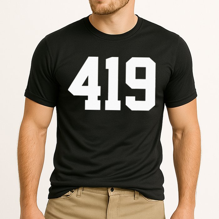 419 Area Code Toledo Sylvania Mansfield Lima Findlay Ohio Performance Shirt