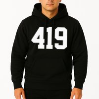419 Area Code Toledo Sylvania Mansfield Lima Findlay Ohio Hoodie