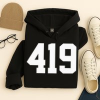 419 Area Code Toledo Sylvania Mansfield Lima Findlay Ohio Hoodie