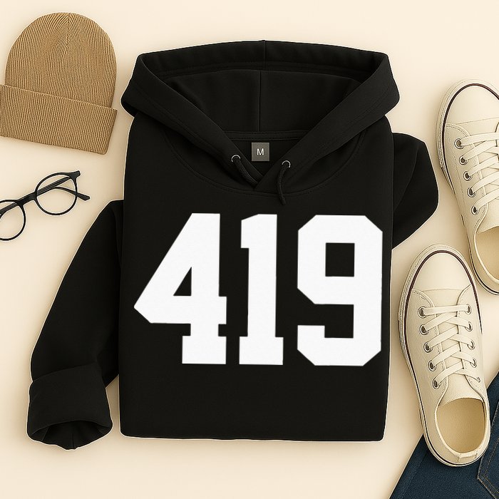 419 Area Code Toledo Sylvania Mansfield Lima Findlay Ohio Hoodie