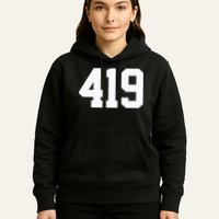 419 Area Code Toledo Sylvania Mansfield Lima Findlay Ohio Hoodie
