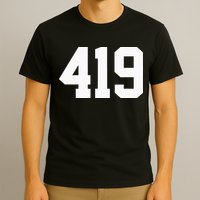 419 Area Code Toledo Sylvania Mansfield Lima Findlay Ohio T-Shirt