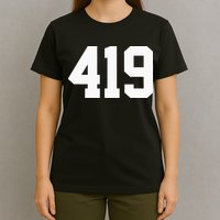 419 Area Code Toledo Sylvania Mansfield Lima Findlay Ohio T-Shirt