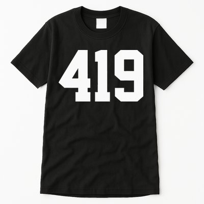 419 Area Code Toledo Sylvania Mansfield Lima Findlay Ohio Tall T-Shirt