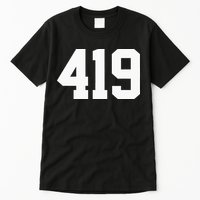 419 Area Code Toledo Sylvania Mansfield Lima Findlay Ohio Tall T-Shirt