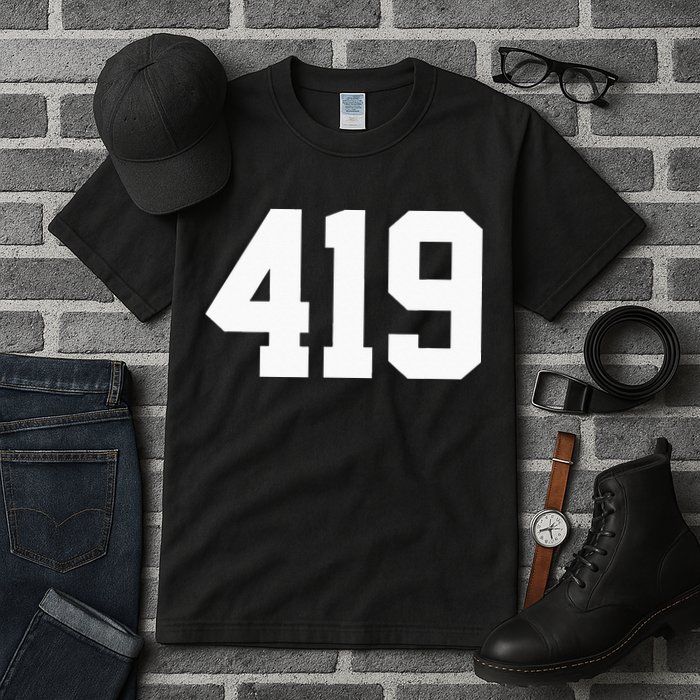 419 Area Code Toledo Sylvania Mansfield Lima Findlay Ohio Tall T-Shirt