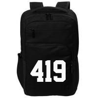 419 Area Code Toledo Sylvania Mansfield Lima Findlay Ohio Impact Tech Backpack