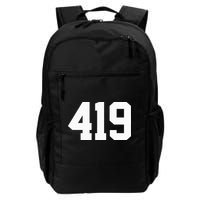 419 Area Code Toledo Sylvania Mansfield Lima Findlay Ohio Backpack