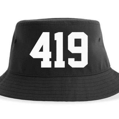 419 Area Code Toledo Sylvania Mansfield Lima Findlay Ohio Sustainable Bucket Hat