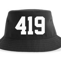 419 Area Code Toledo Sylvania Mansfield Lima Findlay Ohio Sustainable Bucket Hat