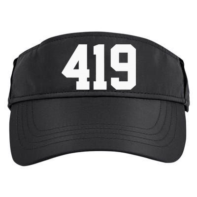 419 Area Code Toledo Sylvania Mansfield Lima Findlay Ohio Adult Drive Performance Visor