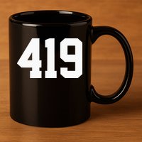 419 Area Code Toledo Sylvania Mansfield Lima Findlay Ohio 11oz C Handle Ceramic Mug