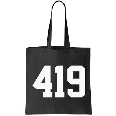 419 Area Code Toledo Sylvania Mansfield Lima Findlay Ohio Bag