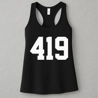 419 Area Code Toledo Sylvania Mansfield Lima Findlay Ohio Womens Tank Top