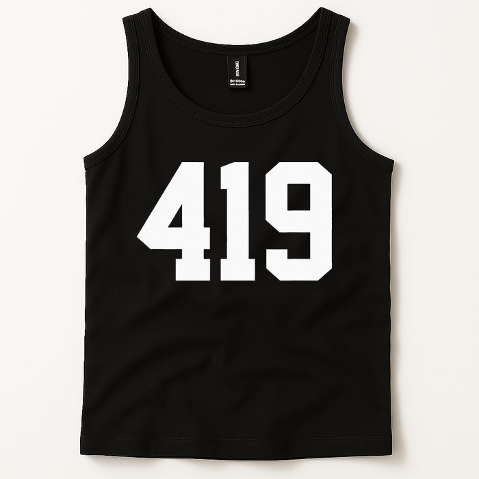 419 Area Code Toledo Sylvania Mansfield Lima Findlay Ohio Tank Top