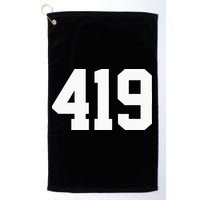 419 Area Code Toledo Sylvania Mansfield Lima Findlay Ohio Golf Towel