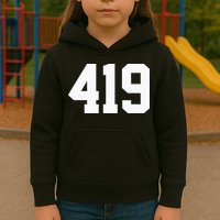 419 Area Code Toledo Sylvania Mansfield Lima Findlay Ohio Kids Hoodie