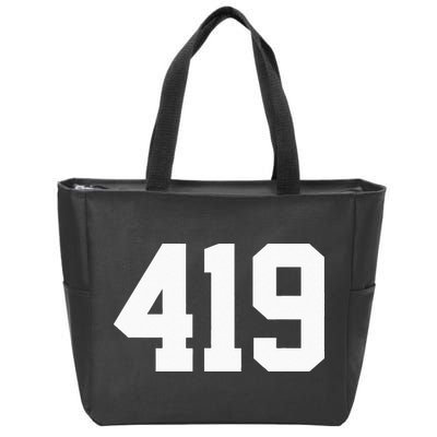 419 Area Code Toledo Sylvania Mansfield Lima Findlay Ohio Zip Tote Bag