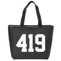 419 Area Code Toledo Sylvania Mansfield Lima Findlay Ohio Zip Tote Bag