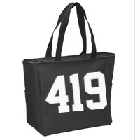 419 Area Code Toledo Sylvania Mansfield Lima Findlay Ohio Zip Tote Bag