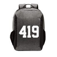 419 Area Code Toledo Sylvania Mansfield Lima Findlay Ohio Vector Backpack