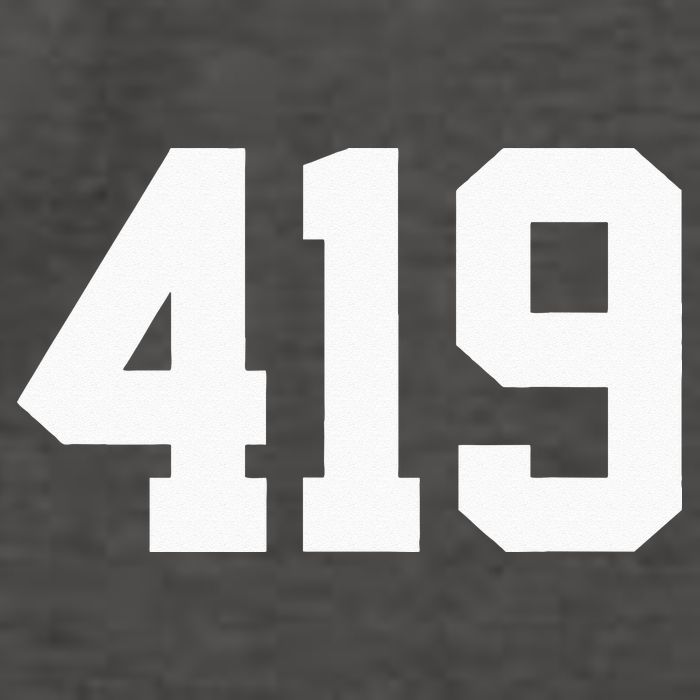419 Area Code Toledo Sylvania Mansfield Lima Findlay Ohio Vector Backpack
