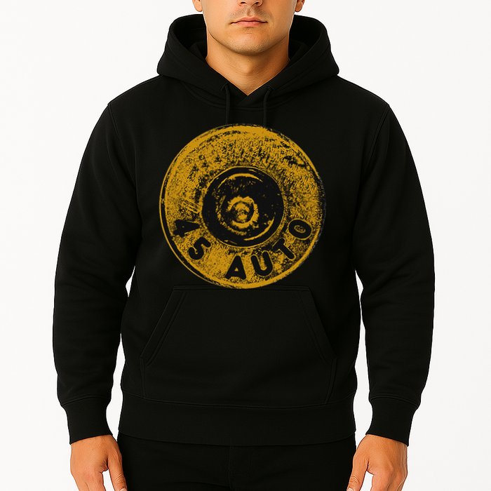 45 Acp Cartridge Bottom, Big Bore Ammo Hoodie