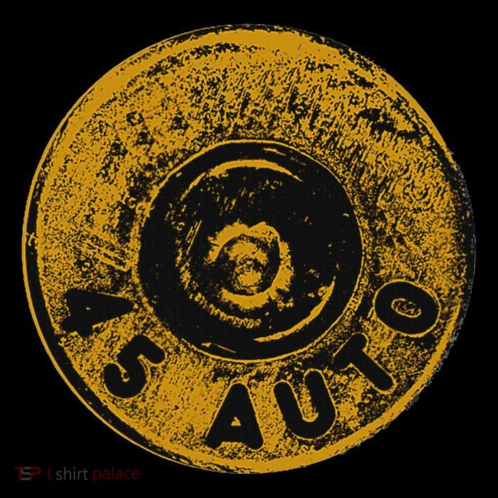 45 Acp Cartridge Bottom, Big Bore Ammo Poster