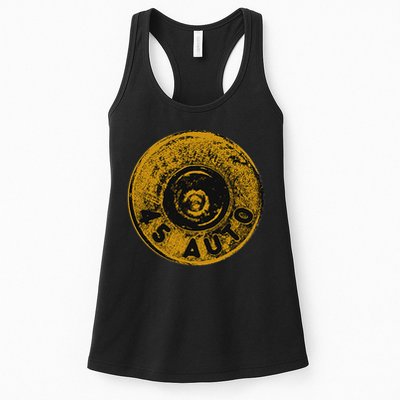 45 Acp Cartridge Bottom, Big Bore Ammo Womens Tank Top