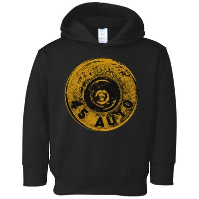 45 Acp Cartridge Bottom, Big Bore Ammo Toddler Hoodie
