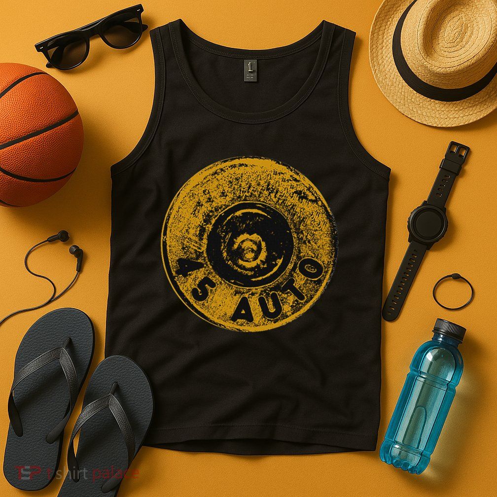 45 Acp Cartridge Bottom, Big Bore Ammo Tank Top