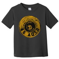 45 Acp Cartridge Bottom, Big Bore Ammo Toddler T-Shirt