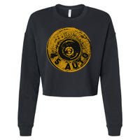 45 Acp Cartridge Bottom, Big Bore Ammo Cropped Pullover Crew