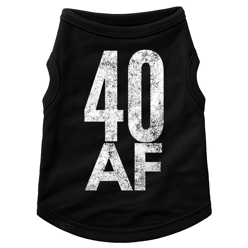 40 AF Funny 40th Birthday Gift 40 Year Old Idea 1978 Doggie Tank