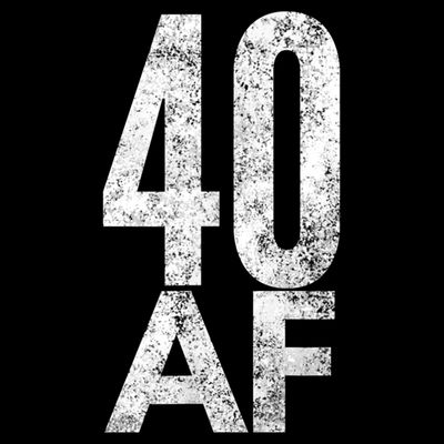 40 AF Funny 40th Birthday Gift 40 Year Old Idea 1978 T-Shirt