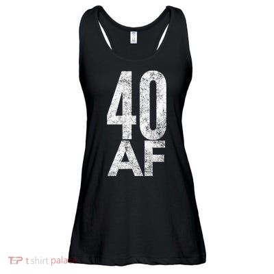 40 AF Funny 40th Birthday Gift 40 Year Old Idea 1978 Ladies Essential Flowy Tank